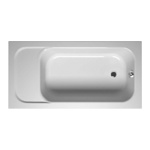 Акриловая ванна VITRA Balance 120*75 см (без ножек)- фото