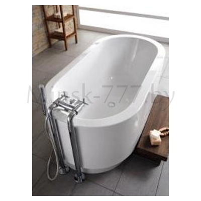 Акриловая ванна VITRA 4 Life 160x80 в комплекте с сифоном и ножками, 54310001000 - фото3