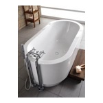 Акриловая ванна VITRA 4 Life 160x80 в комплекте с сифоном и ножками, 54310001000- фото3
