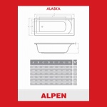 Акриловая ванна ALPEN ALASKA 180X80 (Австрия) - фото3