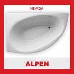 Акриловая ванна ALPEN NEVADA 140X90 L/R (Австрия) - фото2