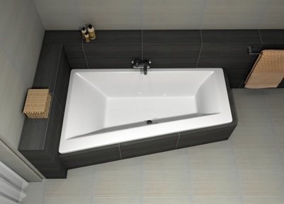 Прямоугольная акриловая ванна Excellent M-SFERA 160x95 (Польша)   - фото2