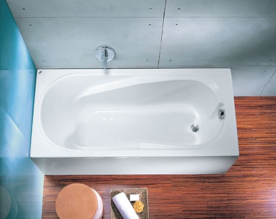 Акриловая ванна Kolo Comfort XWP3060 160 х75х42, 165 л, с ножками - фото