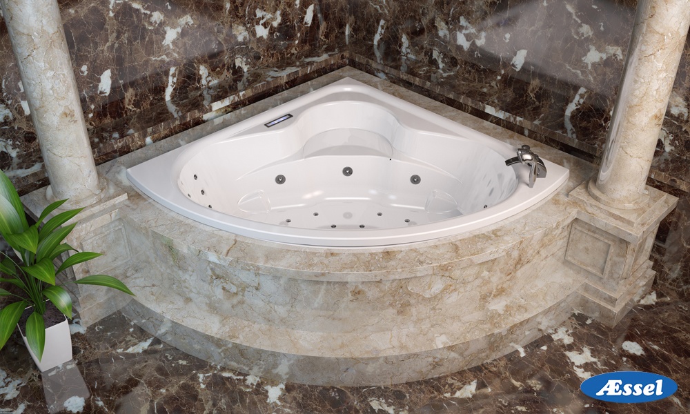 Акриловая ванна Aessel Niagara 160x160 - фото