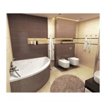 Акриловая ванна Excellent Glamour 150x150 (Польша)- фото4