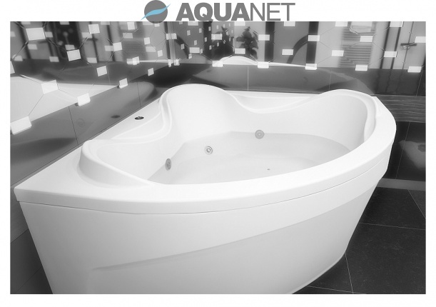 Акриловая ванна AQUANET ARONA 150x150 (Россия) - фото3