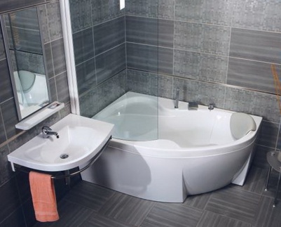 Угловая ассиметричная ванна Ravak Rosa II 170x105 R (правая) - фото
