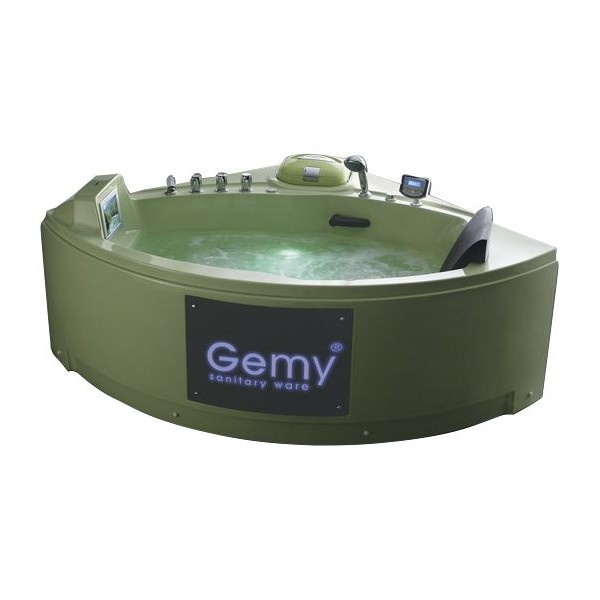 Гидромассажная ванна GEMY G 9067 O 1500*1500*820 мм белая