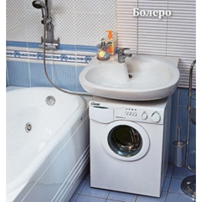 Раковина для установки на стиральную машину Кувшинка Болеро - фото3