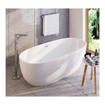 Акриловая ванна Deante Alpinia отдельностоящая 150х72х58 см- фото5