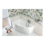Акриловая ванна Excellent Newa Plus 150x95 Crystal  Польша  левая- фото2