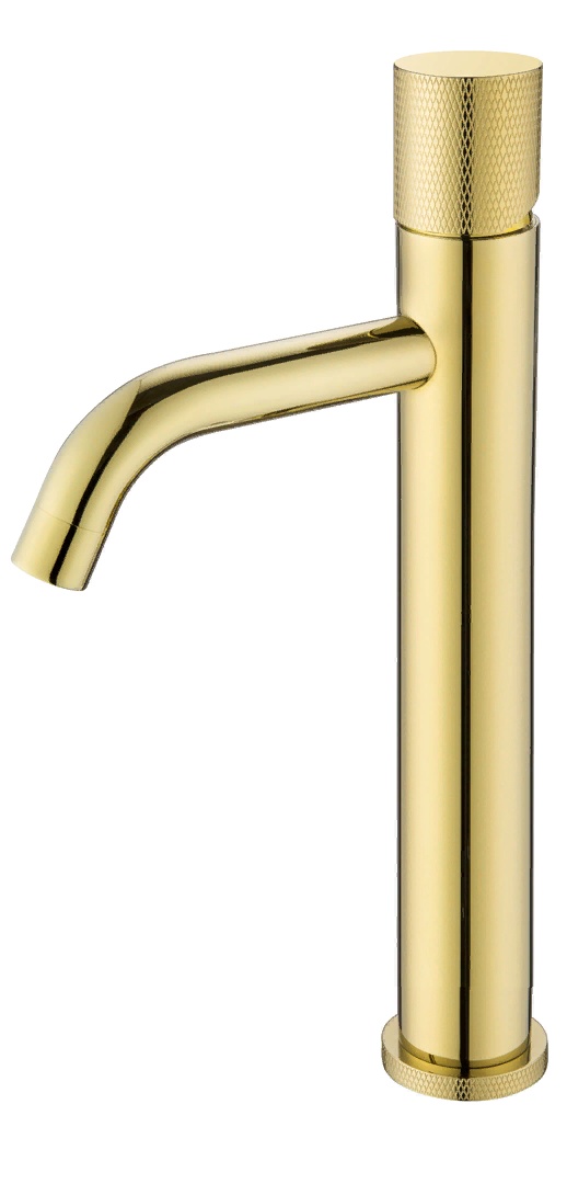Смеситель Boheme Stick 122-GG.2 для раковины, gold touch gold - фото