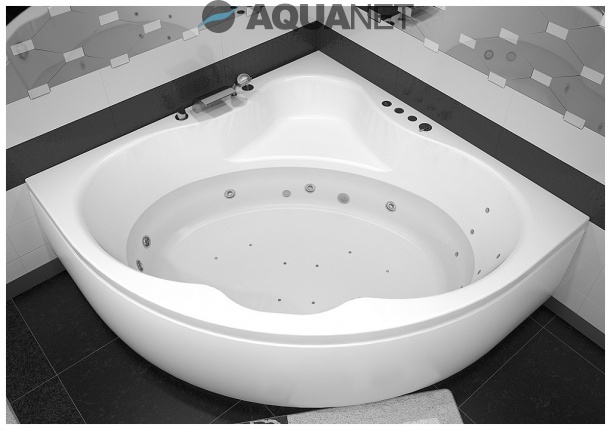 Акриловая ванна Aquanet SANTIAGO 160x160 (Россия) - фото3