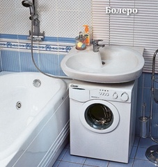 Раковина для установки на стиральную машину Кувшинка Болеро- фото3