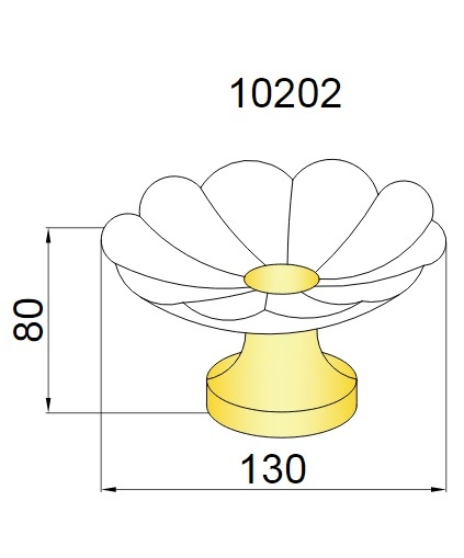 Boheme Стакан для ватных дисков с крышкой золото - фото2
