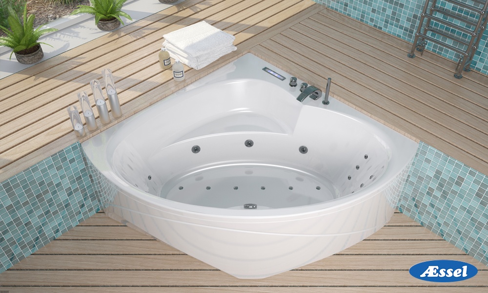 Акриловая ванна Aessel Arno 140x140 - фото