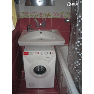 Раковина для установки на стиральную машину Кувшинка Диал - фото3