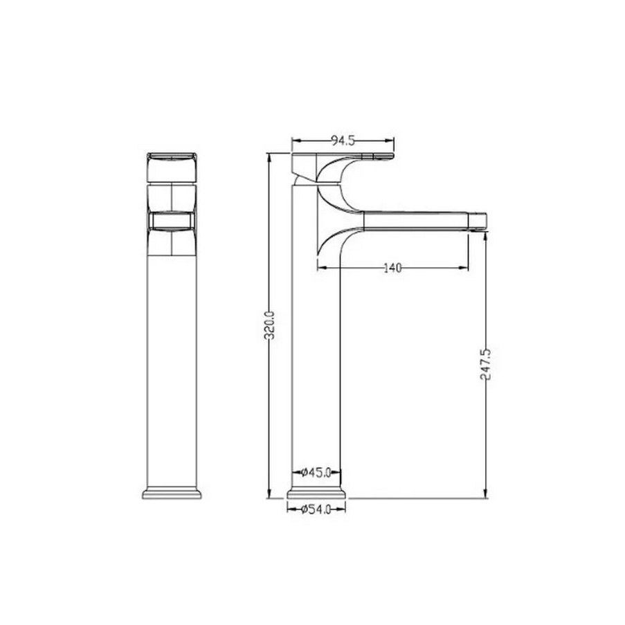 Смеситель для умывальника Boheme Spectre 452-BR - фото2