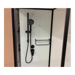 Душевая кабина FRANK F412 Black без крыши 120x80х2100- фото3