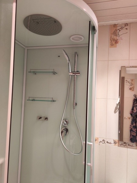 Душевая кабина FRANK F409/2 White 90x90х220 - фото3