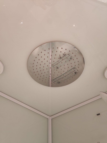 Душевая кабина FRANK F409/2 White 90x90х220 - фото2
