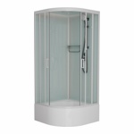 Душевая кабина FRANK F409/2 White 90x90х220- фото