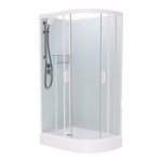 Душевая кабина FRANK F412 White без крыши 120x80х2100- фото