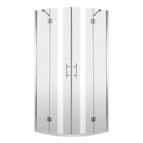 Душевая кабина Deante Abelia KTA 053P 90x90х200 полукруглая прозрачное стекло (Польша) - фото